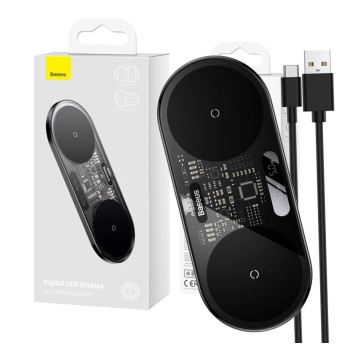 Baseus Digital LED Display 2in1 | Ładowarka ind.