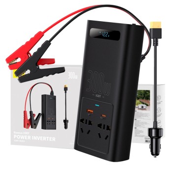 Baseus IGBT Inverter 12V - 220V 300W USB-A USB-C