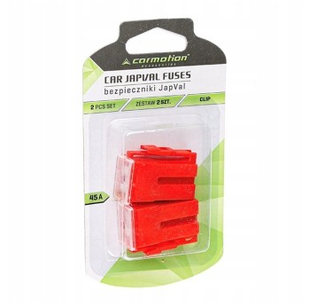 Bezpieczniki JAPVAL CLIP, 45A, 2 szt.
