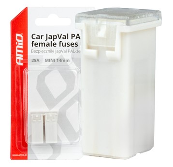 BEZPIECZNIKI JAPVAL MINI FEMALE 14, 25A, 2 SZT.