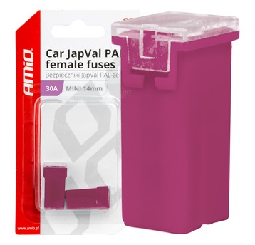 BEZPIECZNIKI JAPVAL MINI FEMALE 14, 30A, 2 SZT.
