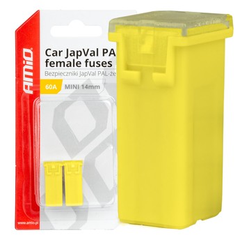 BEZPIECZNIKI JAPVAL MINI FEMALE 14, 60A, 2 SZT.
