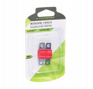 Bezpieczniki MIDIVAL, 50A, 2 szt.