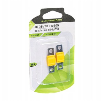 Bezpieczniki MIDIVAL, 60A, 2 szt.