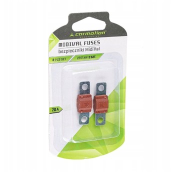 Bezpieczniki MIDIVAL, 70A, 2 szt.