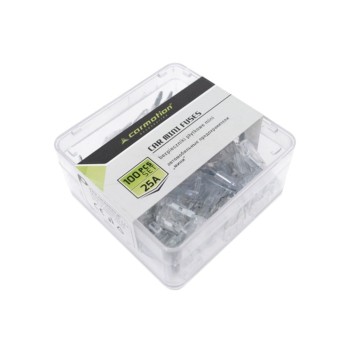 Bezpieczniki płytkowe mini 25A - zestaw 100szt.