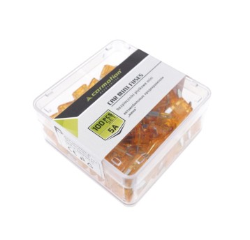 Bezpieczniki płytkowe mini 5A - zestaw 100szt.