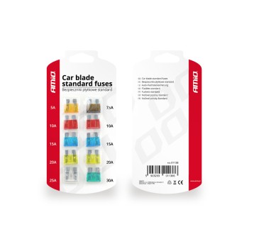 Bezpieczniki płytkowe UNI, 10szt