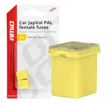 Bezpieczniki samochodowe JAPVAL PAL żeńskie 2 szt. 60A AMIO-03456
