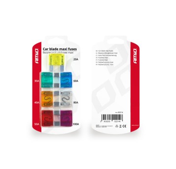 Bezpieczniki samochodowe płytkowe maxi 7 szt.