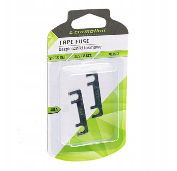 Bezpieczniki taśmowe 41x11 mm, 40A, 2 szt.