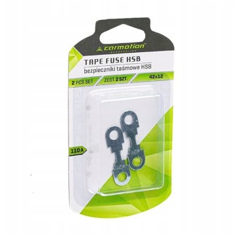 Bezpieczniki taśmowe HSB 42x12 mm, 110A, 2 szt.