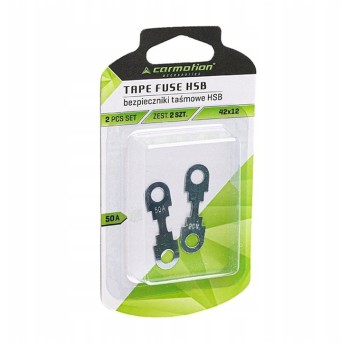 Bezpieczniki taśmowe HSB 42x12 mm, 50A, 2 szt.