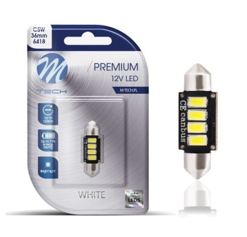 Blister 1x Dioda LED L334 - C5W 36mm 4xSMD5730