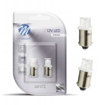 & Blister 2x Dioda LED L007 - Ba9s biała
