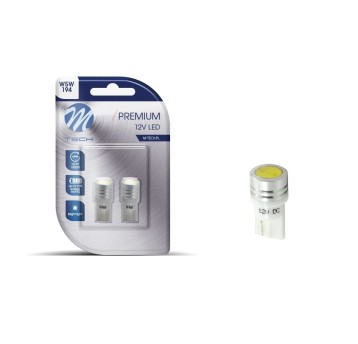 Blister 2x Dioda LED L015 - W5W 1W HP biała