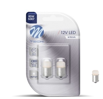 Blister 2x Dioda LED L033 - Ba15s 9LED SMD3014 żółta