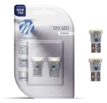 Blister 2x Dioda LED L079 - W5W 6xSMD2835 biała