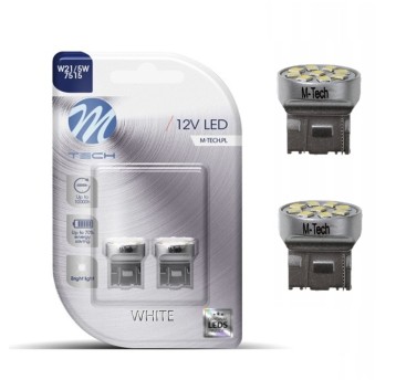 Blister 2x Dioda LED L110 - T20 W21/5W 9xSMD2835 biała