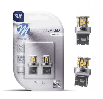 Blister 2x Dioda LED L114 - T20 W21W 21xSMD2835 biała