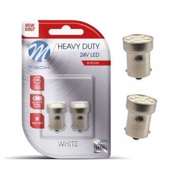 Blister - Dioda LED L988 - Ba15s G18 9xSMD2835 biała