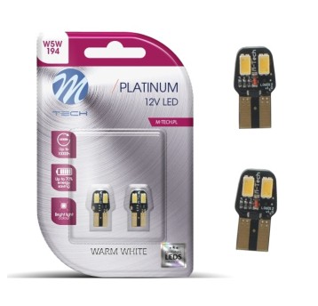 Blister LB806W - W5W Canbus 4xSMD5630 12V Warm White