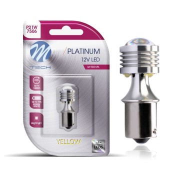 Blister LB811Y-01B - BA15s 4xHP LED 12-24V Amber