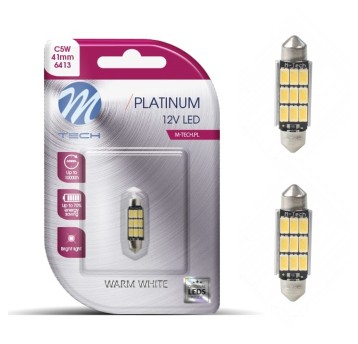 Blister LB816WW-01B - C5W 41mm 9xSMD5630 12V Warm White