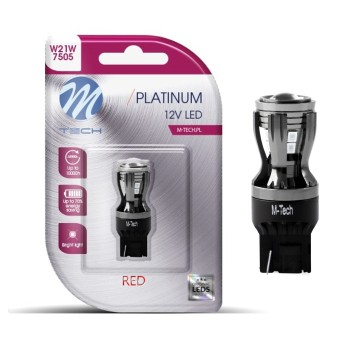 Blister LB821W-01B - BAY15D, 12-24V 14x2835SMD, Canbus, White