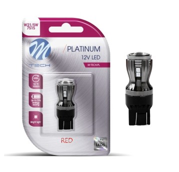 Blister LB823R-01B - T20 doulbe beam , 12-24V 14x2835SMD, Canbus, Red