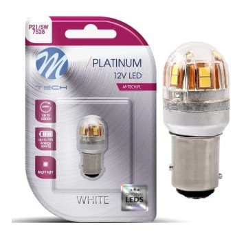 Blister LB827W-01B - BAY15D, 12-24V 15x2835SMD, Canbus, White