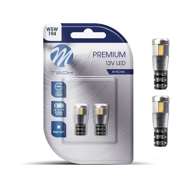 Blister x2 Dioda LED L338 - W5W 6xSMD5730 12V Ring