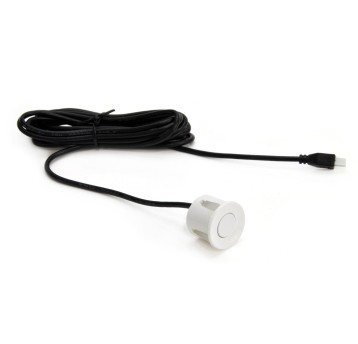 Czujnik parkowania biały 22 mm AMIO-01012