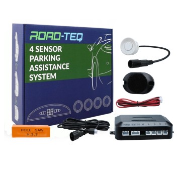 Czujnik parkowania z konektorem - CP6 buzzer 4X biały