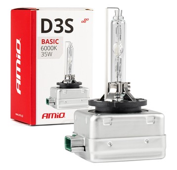 D3S Żarówka ksenonowa 35W 6000K PK32d-5 AMiO BASIC
