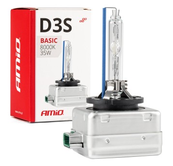 D3S Żarówka ksenonowa 35W 8000K PK32d-5 AMiO BASIC