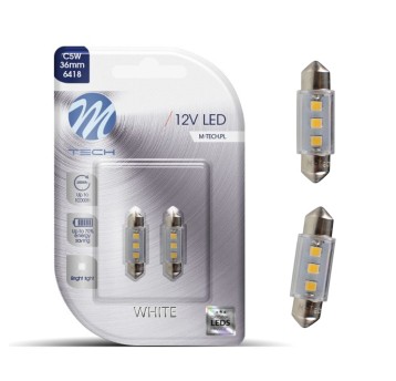 Dioda LED L090 - C5W 36mm 3xSMD2835 biała