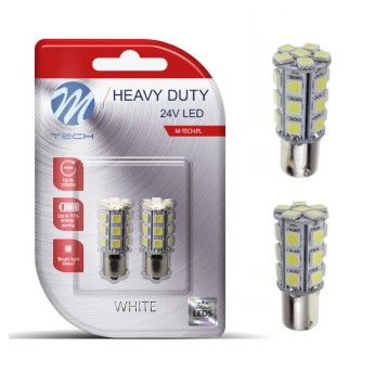 Dioda LED L9104 - BA15s 24xSMD5050 biała 24V