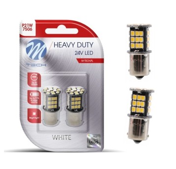 Dioda LED L9354 - Ba15s 48xSMD2835 CANBUS 24V biał