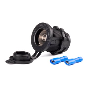 Dodatkowe gniazdo zasilania do zabudowy 12V 24V MOD-01