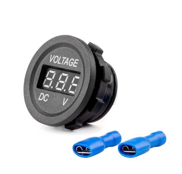 Dodatkowy woltomierz cyfrowy do zabudowy 12V 24VV MOD-02