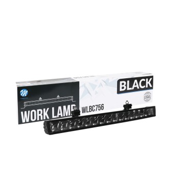 Driving light bar - single row - side bracket - 105W 12-48V 21", Black Series