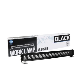 Driving light bar - single row - side bracket - 150W 12-48V 21", Black Series