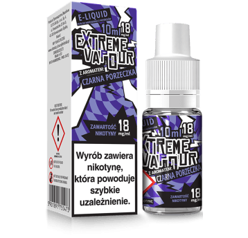 E-LIQUID EX VAP.CZARNA PORZECZKA 18mg/ml 10ml
