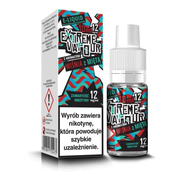 E-LIQUID EX VAP.WIŚNIA Z MIĘTĄ 12mg/ml 10ml