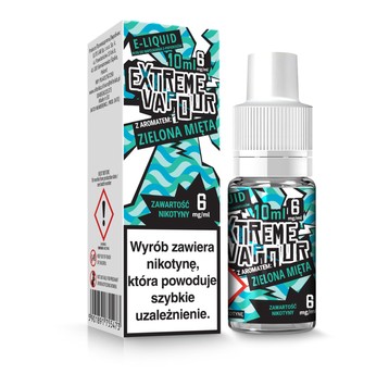 E-LIQUID EX VAP.ZIELONA MIĘTA 6mg/ml 10ml