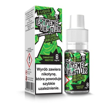 E-LIQUID EX VAP.ZIELONE JABŁUSZKO 6mg/ml 10ml