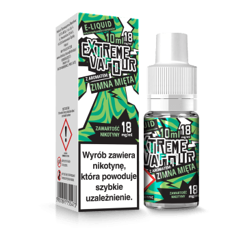 E-LIQUID EX VAP.ZIMNA MIĘTA 18mg/ml 10ml