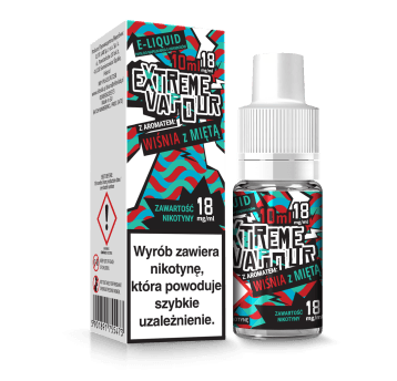 E-LIQUID Extreme Vapour 18mg/ml 10ml (Wiśnia z miętą)