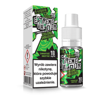 E-LIQUID Extreme Vapour 18mg/ml 10ml (Zielone jabłuszko)